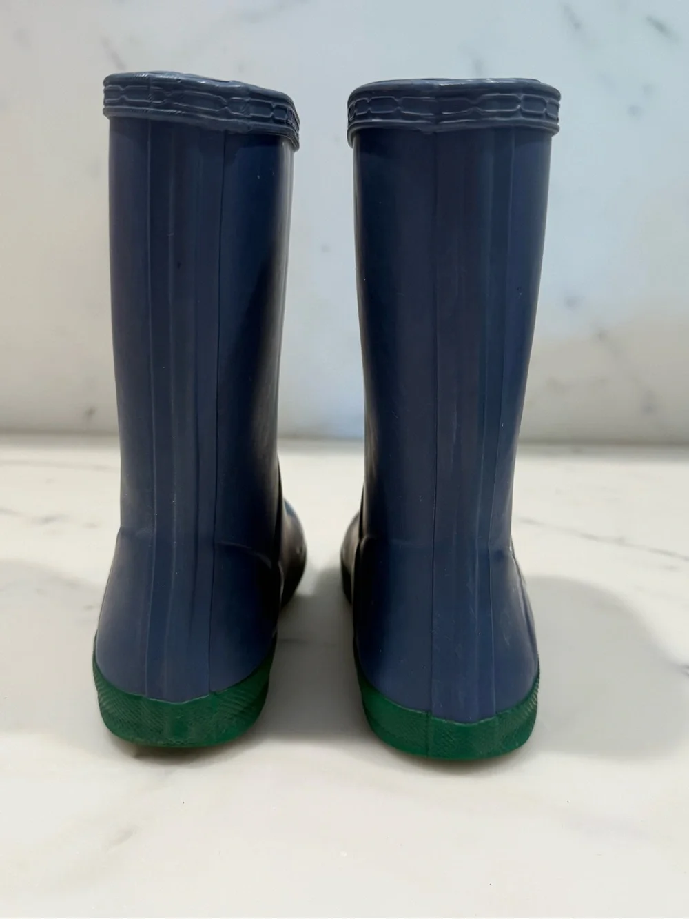Hunter Kids First Classic Rain Boot Peak Blue/Hyper Green